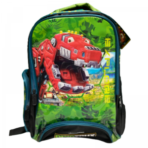 Mochila Dinotrux Negro Y Verde Original