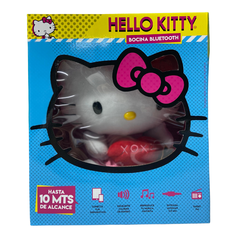 Bocina Peluche Hello Kitty BT Bluetooth Kiss & Love - Imagen 5