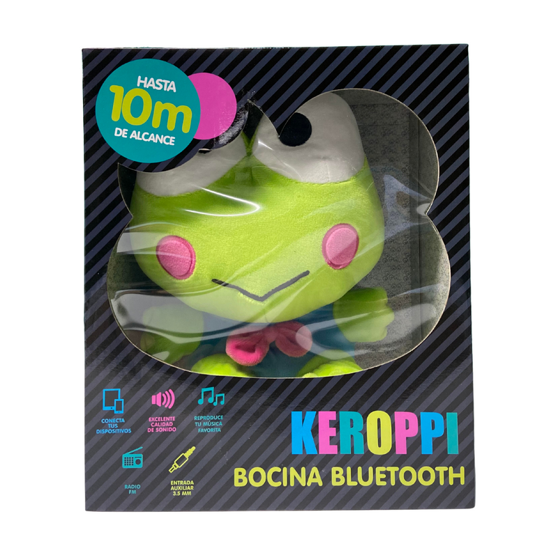 Bocina De Peluche Keroppi Con Conexión BT Bluetooth Y Radio Fm - Imagen 3