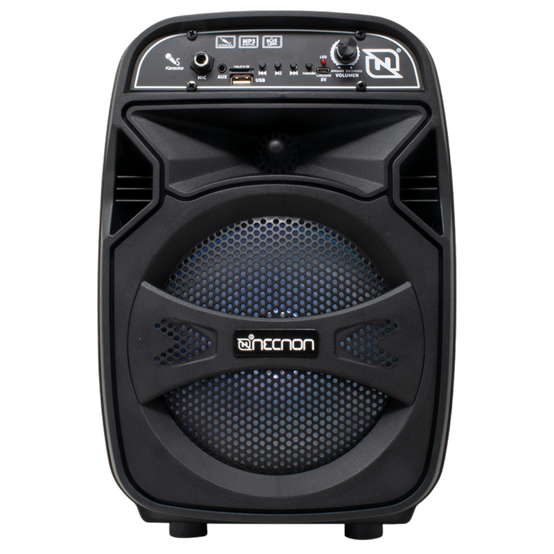 Bocina Inalámbrica Necnon De 8" Nb-08C Negro