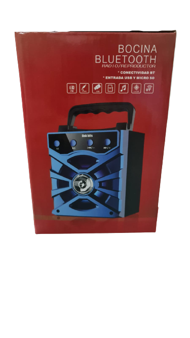 Bocina Portátil De 3" Luces LED Link Bits Va334Tp BT Bluetooth - Imagen 3