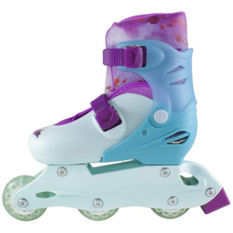 Patines En Linea Frozen Ajustables 18-21 Con Luz Para Niña - Imagen 3