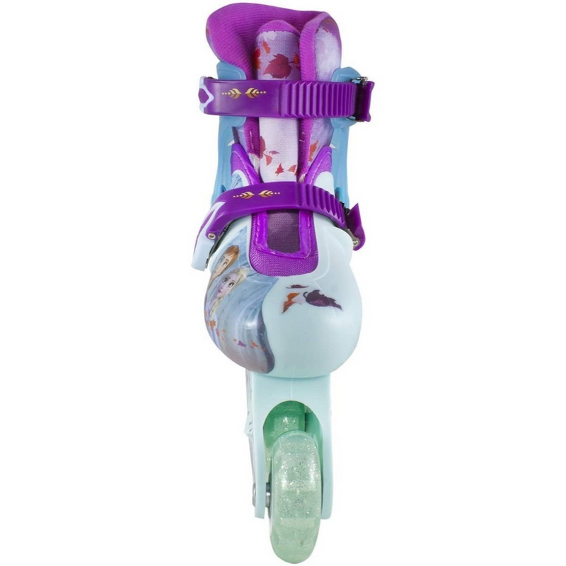 Patines En Linea Frozen Ajustables 18-21 Con Luz Para Niña - Imagen 4
