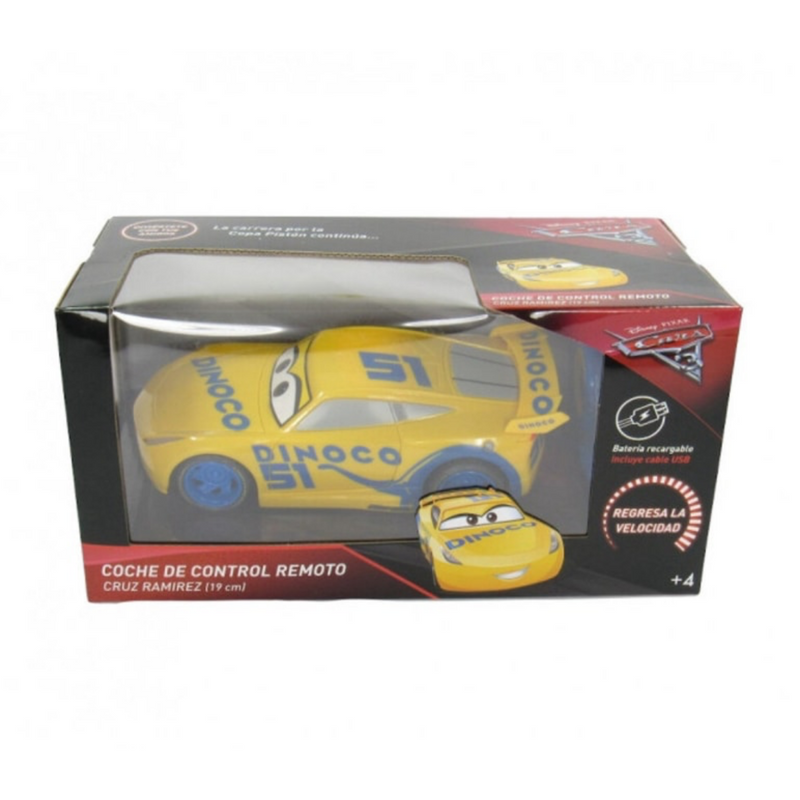 Cars Amarillo Radio Control Pila Recargable - Imagen 3