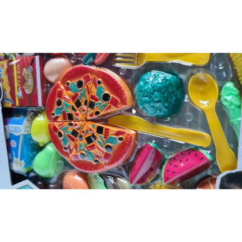 Set Juego De Cocina Pizza 48 Piezas Fun Market - Imagen 2