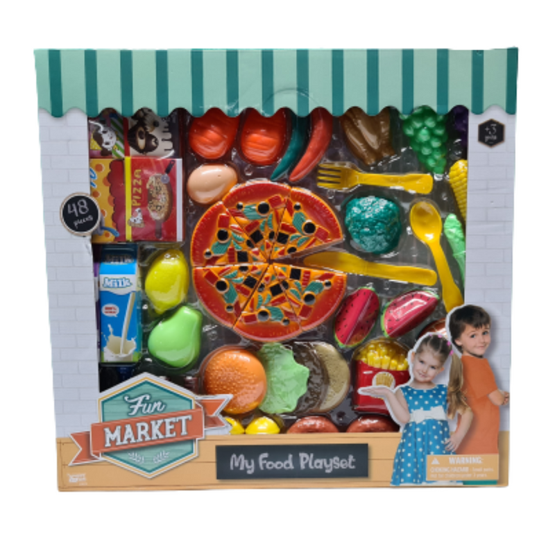 Set Juego De Cocina Pizza 48 Piezas Fun Market