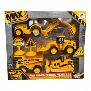 Juguete Maquinaria Construcción Max Truck Amarillo