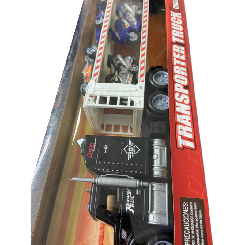 Camión De Juguete Nodriza Large Transporter Truck Lup Toys Varios Colores - Imagen 4