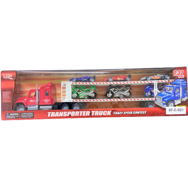 Camión De Juguete Nodriza Large Transporter Truck Lup Toys Varios Colores - Imagen 5