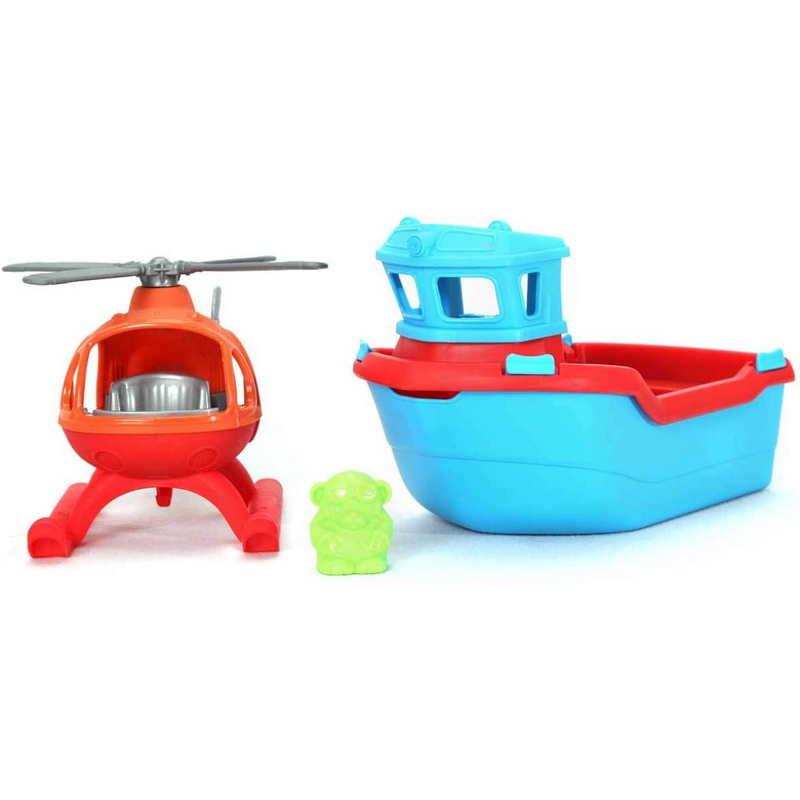 Helicóptero Y Lancha De Rescate De Juguete Lup Toys - Imagen 5