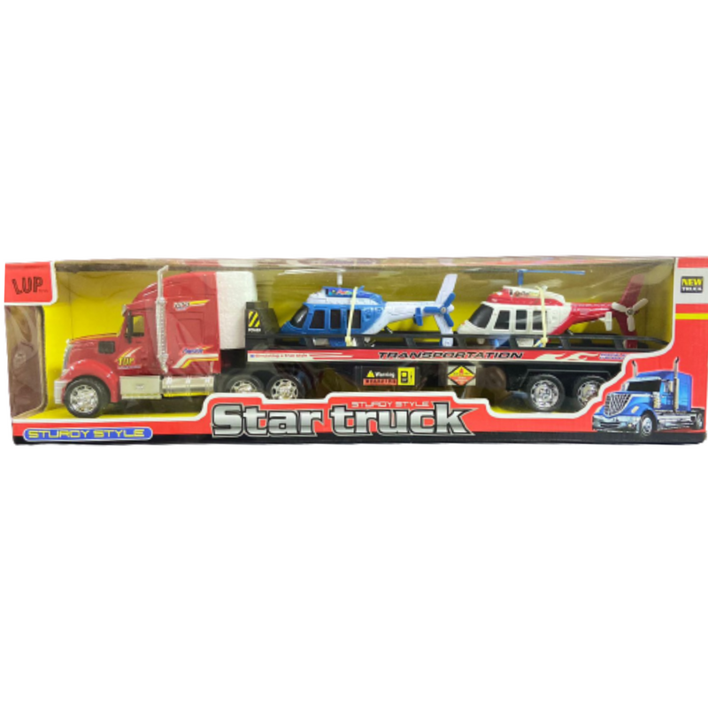 Juguete Tráiler De Fricción Y Accesorios Niño Varios Colores