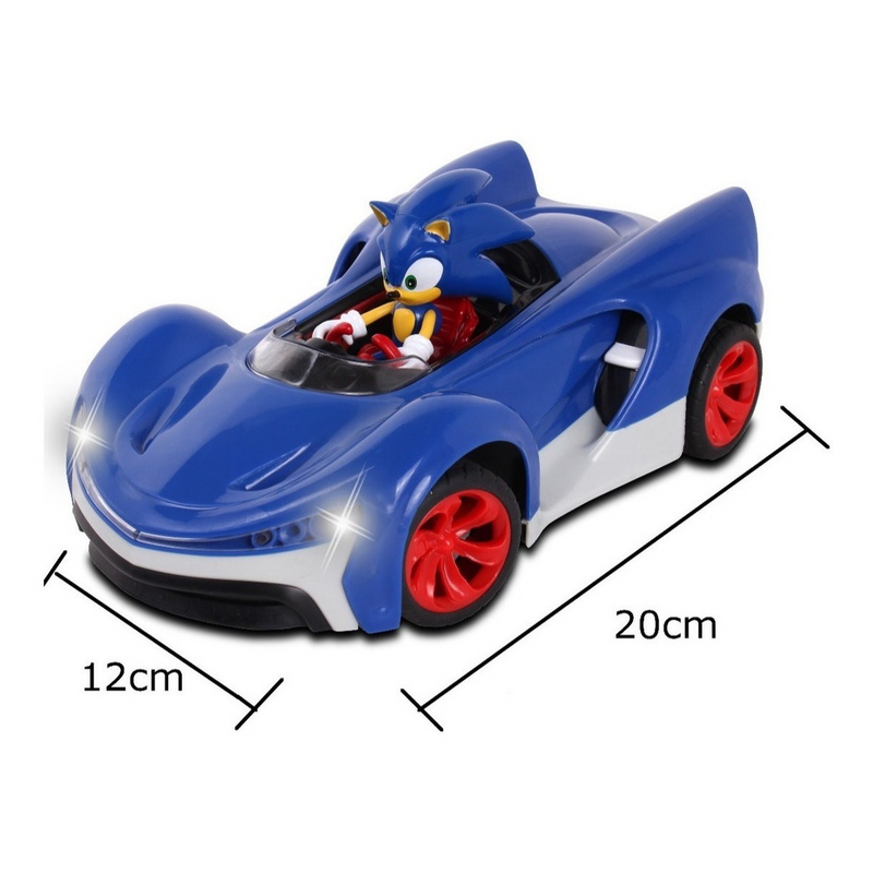Sonic Carro De Juguete A Control Remoto Radio Control Turbo - Imagen 2