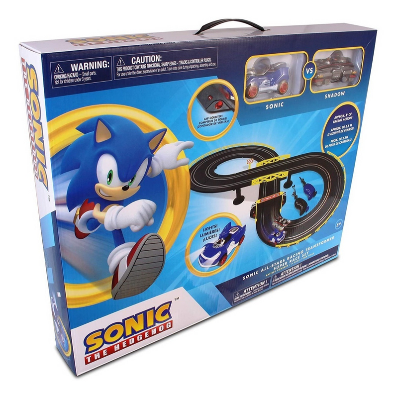 Sonic Y Shadow Pista De Carreras Super Race Set Sega - Imagen 3