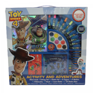 Set Toy Story 4 Activity And Adventures Stickers, Pinturas Y Marcadores