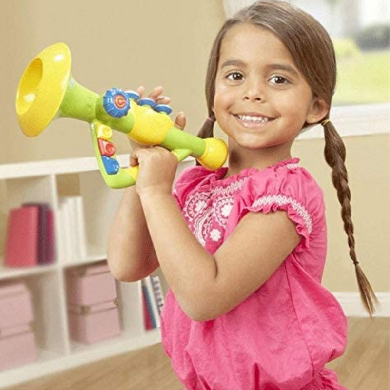 Mini Trompeta Musical De Juguete Música Y Luces - Imagen 5