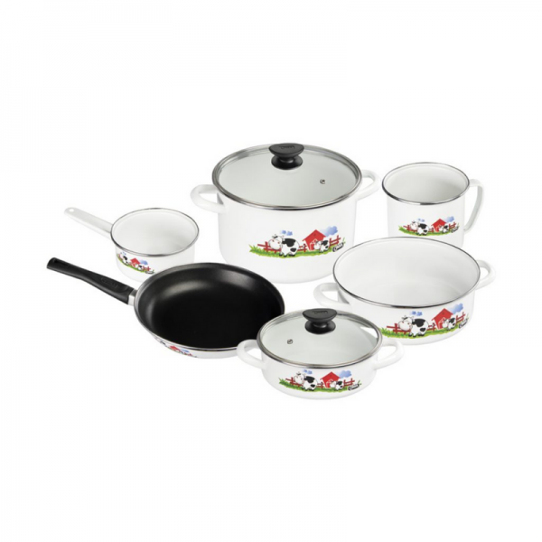Batería De Cocina 8 Piezas Cinsa Terranova Vaquitas 317376 - Imagen 2