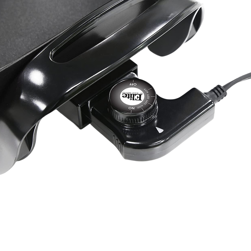 Sartén Eléctrico 12" Tapa De Vidrio Antiadherente Elite Gourmet - Imagen 4