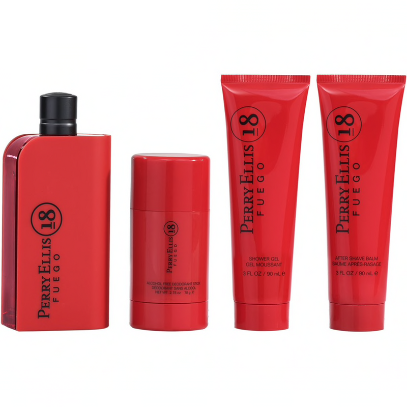 Set Perry Ellis 18 Fuego 4 Piezas Para Caballero - Imagen 2