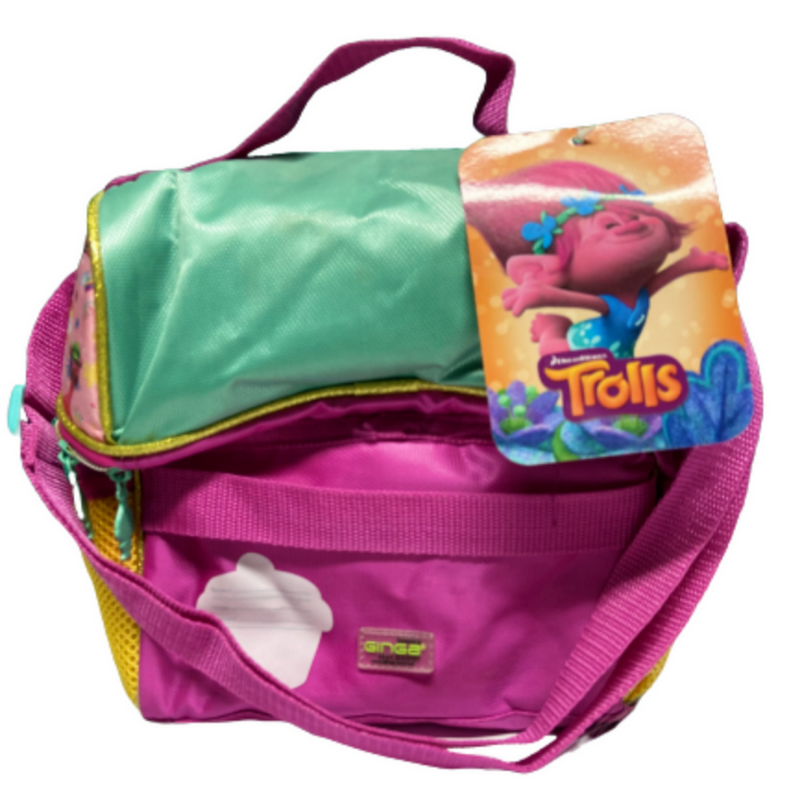 Lonchera Trolls Grande Rosa Original - Imagen 2