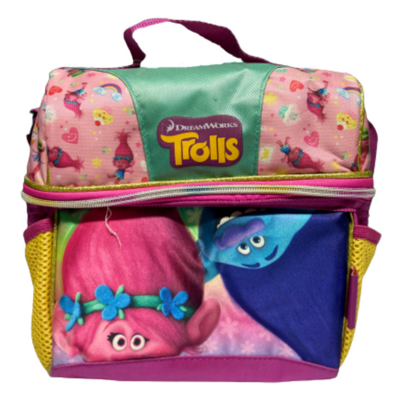 Lonchera Trolls Grande Rosa Original