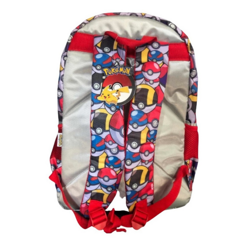 Mochila Pokemon Pokeball Multicolor Original - Imagen 2