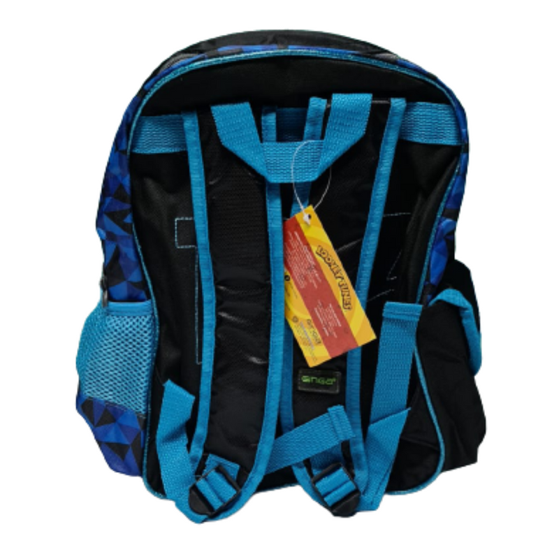 Mochila Kinder Taz Negro Y Azul Original - Imagen 2