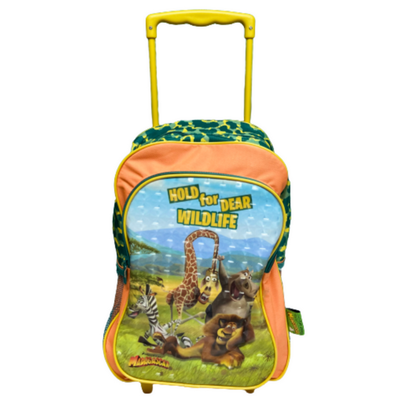 Mochila Ruedas Madagascar Multicolor Original