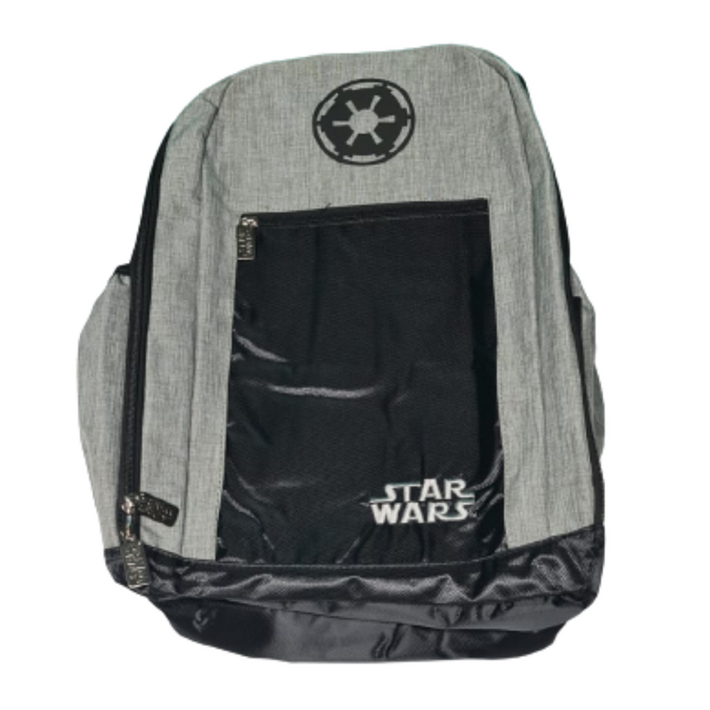 Mochila Star Wars Negro Y Gris Original