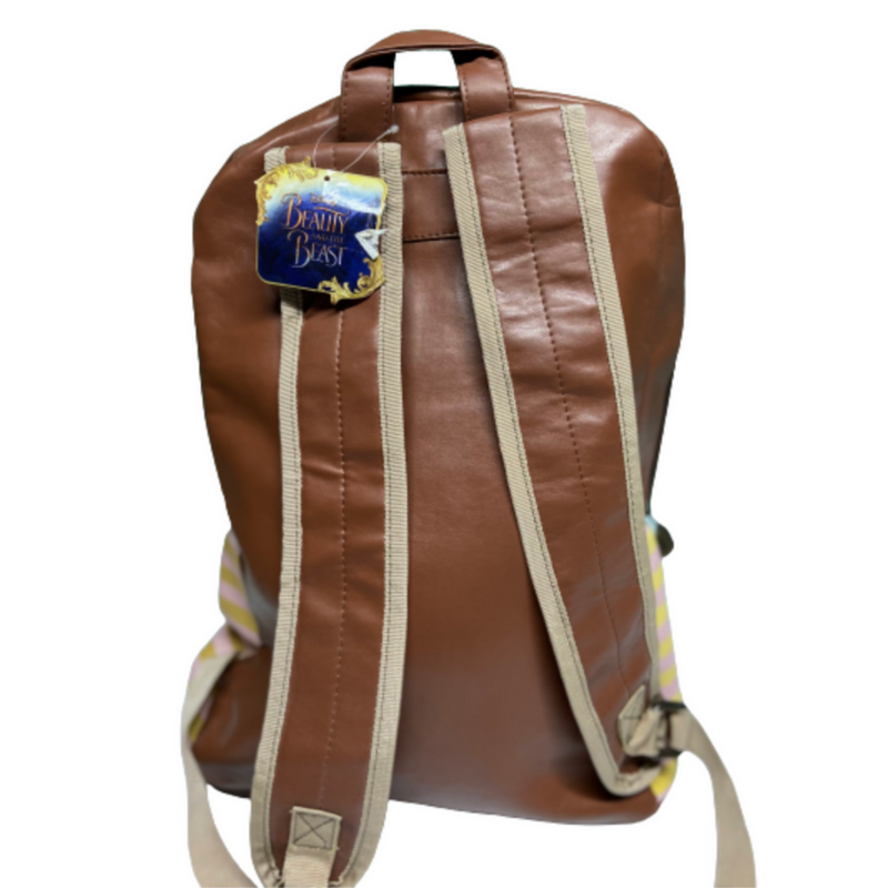 Mochila Disney Piel Bella Y Bestia Café Original - Imagen 2