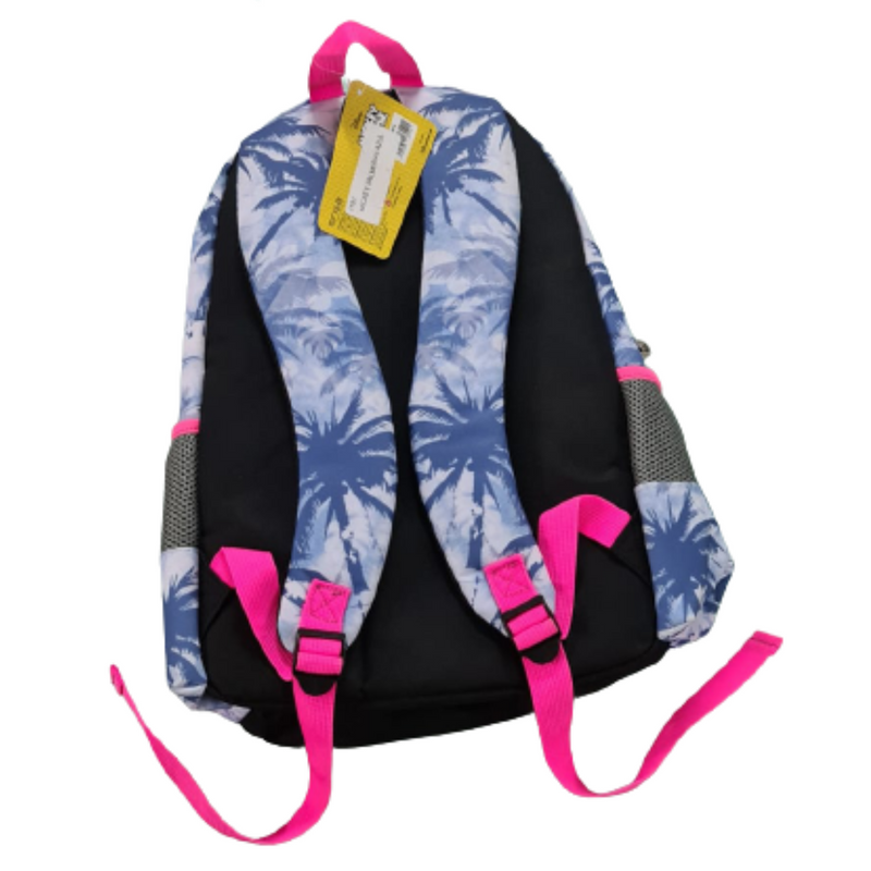 Mochila Disney Mickey Mouse Palmeras Azul Original - Imagen 2