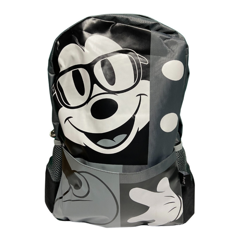 Mochila Disney Mickey Mouse Con Lentes Negro Original