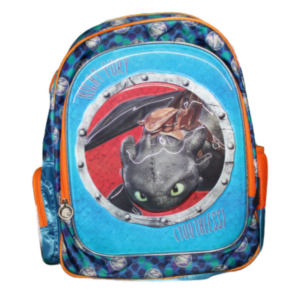 Mochila Cómo Entrenar Dragón Chimuelo Azul Original