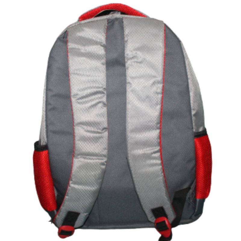Mochila Ducati Líneas Blancas Gris Y Rojo Original - Imagen 2