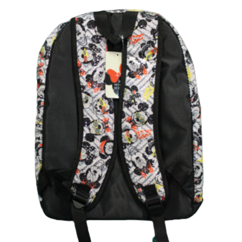 Mochila Disney Mickey Mouse Minnie Lentejuelas Multicolor Original - Imagen 2