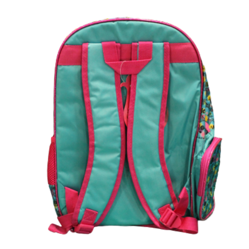 Mochila Trolls Poppy Celeste Y Rosa Original - Imagen 2