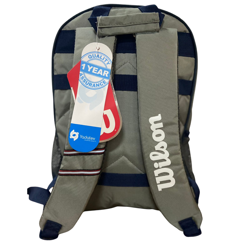Mochila Wilson Gris Con Bolsillo Nergo Original - Imagen 2