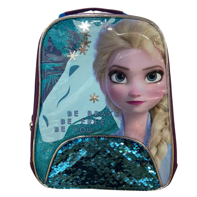 Lonchera Disney Frozen Elsa Morada Y Celeste Original