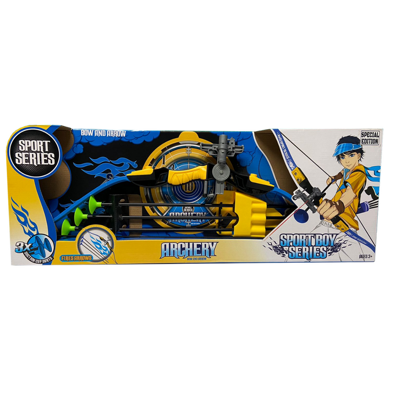 Arco Archery Sport Boy Series Con Dardos Azul Niño - Imagen 4
