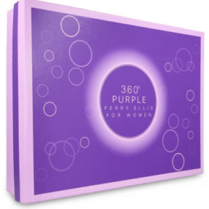 SET PERRY ELLIS 360 PURPLE PARA DAMA