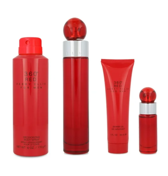SET PERRY ELLIS 360 RED PARA CABALLERO