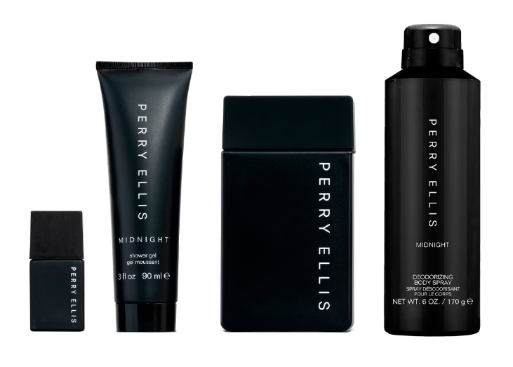 SET PERRY ELLIS MIDNIGHT MAN 4 PIEZAS PARA CABALLERO