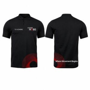 POLO DRY FIT CON DISEÑO MANGA CORTA